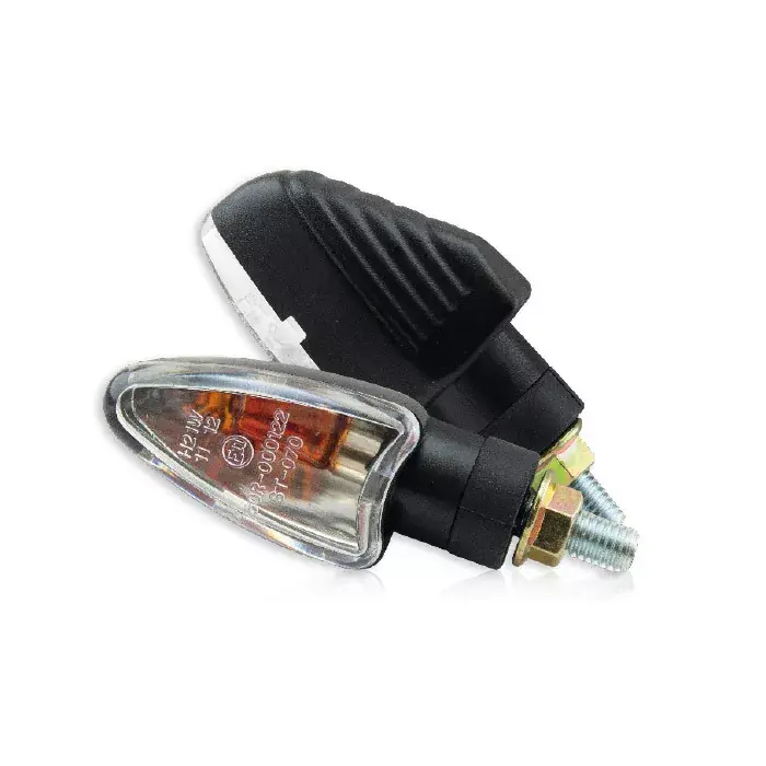 Blinker ARROW GROOVED schwarz klar M8 E-geprüft Online Kaufen