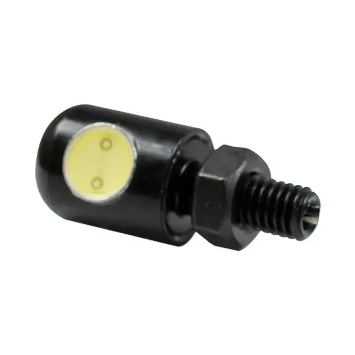 SMD-Kennzeichenbeleuchtung Byte schwarz Alu M6 E-geprüft Neu Im Sortiment