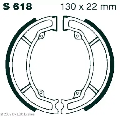 Mega-Angebot EBC SB-EBC-S 618 Bremsbeläge passend für Suzuki & Kawasaki