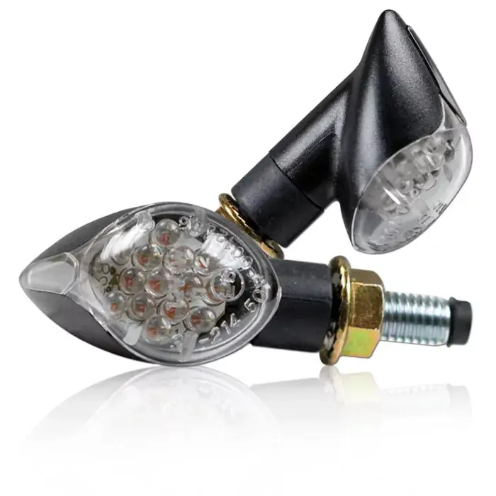 LED-Blinker Knob schwarz klar E-geprüft Nur Heute