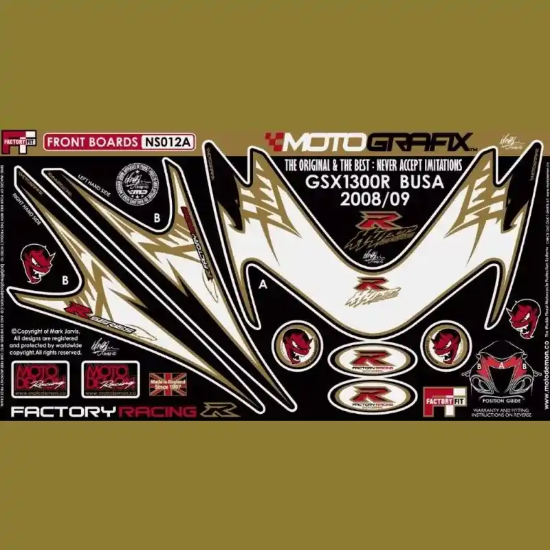 Motografix Steinschlagschutz passend für Suzuki Hayabusa 2008- Nur Für Kurze Zeit
