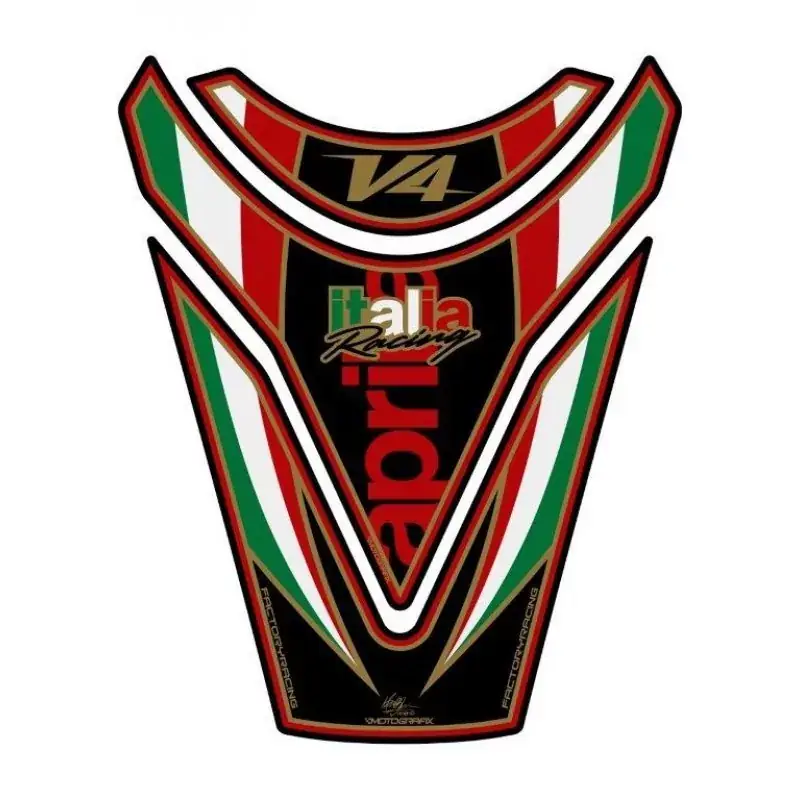 Neu Motografix 3D-Gel Tank Pad passend für Aprilia RSV4 / Tuono V4