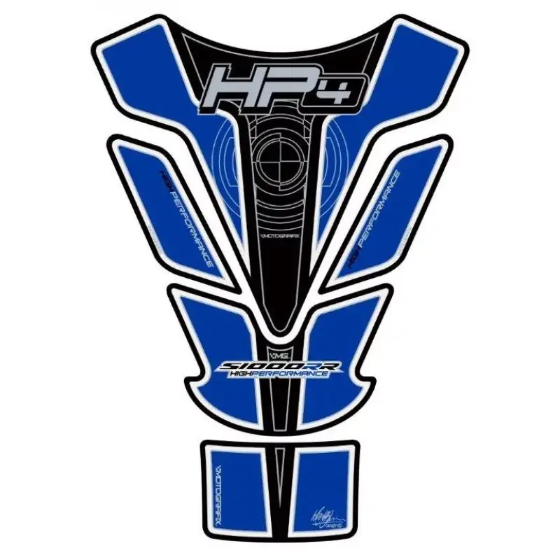Motografix 3D Gel Tank Pad passend für BMW HP4 Blue/Black Begrenztes Angebot