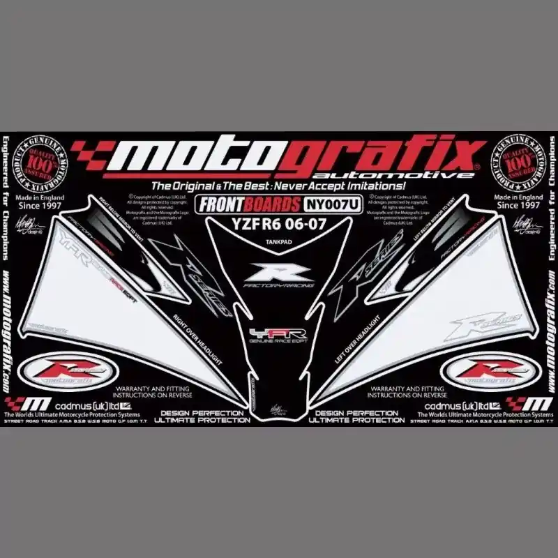 Rabatt Motografix Steinschlagschutz Set passend für Yamaha YZF R6 2006-2007