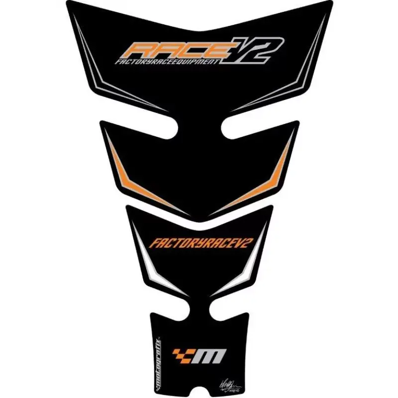 Motografix KTM RACE V2 Black Factory 3D Gel Tank Pad Protector Rabatt