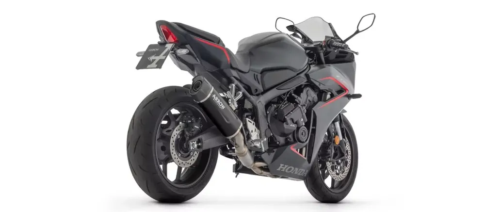 ARROW Indy Race EVO Aluminium Schwarz Komplettanlage passend für Honda CB 650 R / CBR 650 R ab 2024 Bestpreis