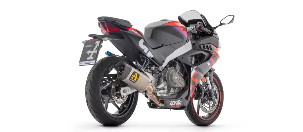 Preis Gesenkt ARROW PISTA Titan Komplettanlage passend für Aprilia RS 457 2024-2025