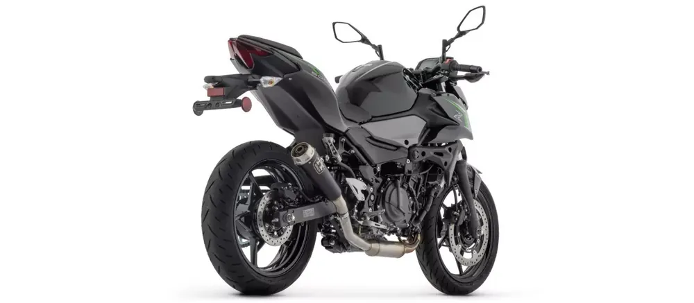 ARROW Pro-Race Endschalldämpfer Edelstahl Schwarz passend für Kawasaki Z 500, Ninja 500 Neue Ware