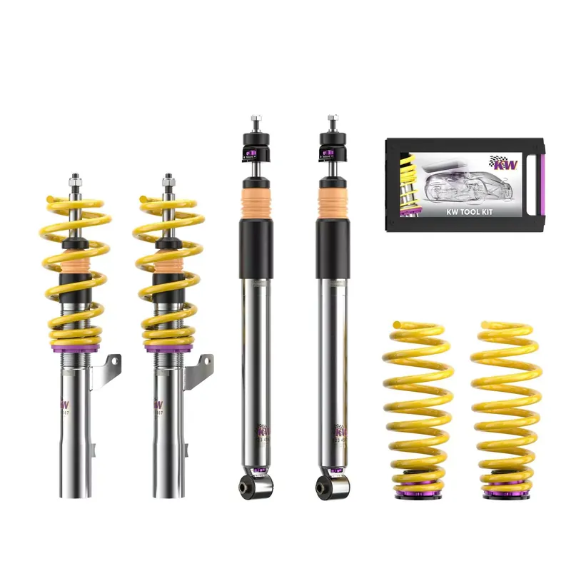 Schneller Versand KW Gewindefahrwerk V3 inox passend für Mercedes-Benz E-Klasse Cabriolet (A207) 01/2010–12/2016