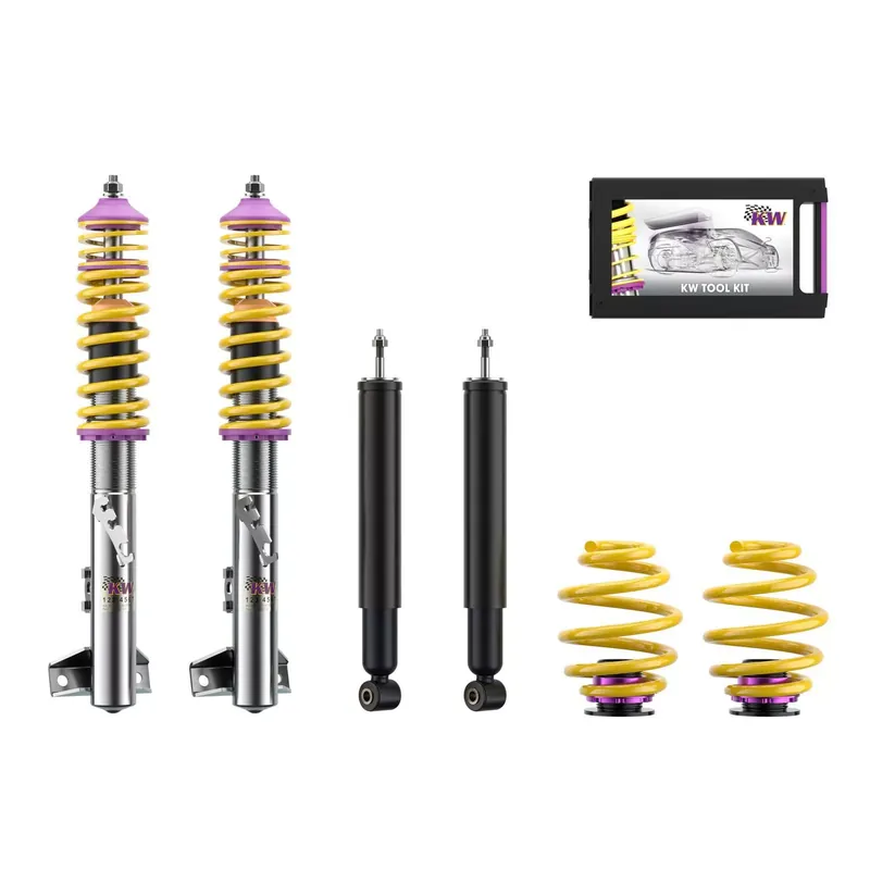 KW Gewindefahrwerk V1 inox passend für BMW 3er Compact (E36) 3C, 3/CG, 3/CNG 01/1994–08/2000 Abverkauf