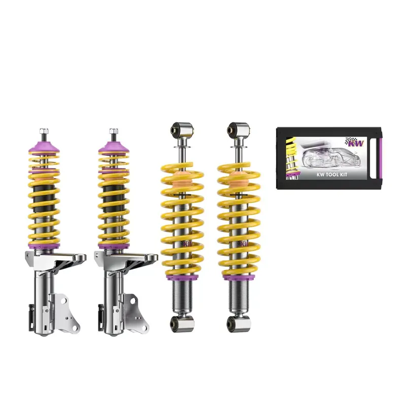 KW Gewindefahrwerk V1 inox passend für Audi 80 (B4) 8C2 Allrad 09/1991–07/1995 Rabatt