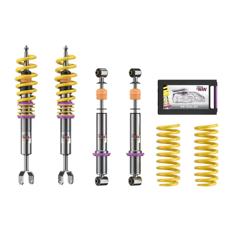 Neu KW Gewindefahrwerk V1 inox passend für Audi A4 Avant (B5) 8D5, B51 Allrad 11/1994–12/2002