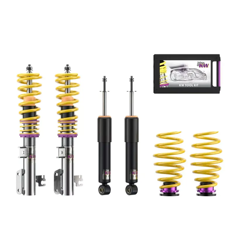 KW Gewindefahrwerk V2 inox passend für SAAB 9-3 Cabriolet (YS3F) 08/2003–02/2015 Solange Der Vorrat Reicht