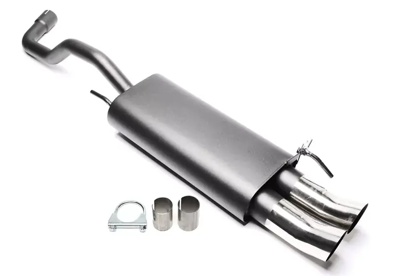 Top-Preis TA Technix Sportendschalldämpfer 2x76mm DTM passend für VW Polo 6N