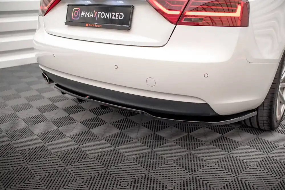 Aktuell Mittlerer Cup Diffusor DTM Look Heck Ansatz passend für Audi A5 Coupe 8T Facelift