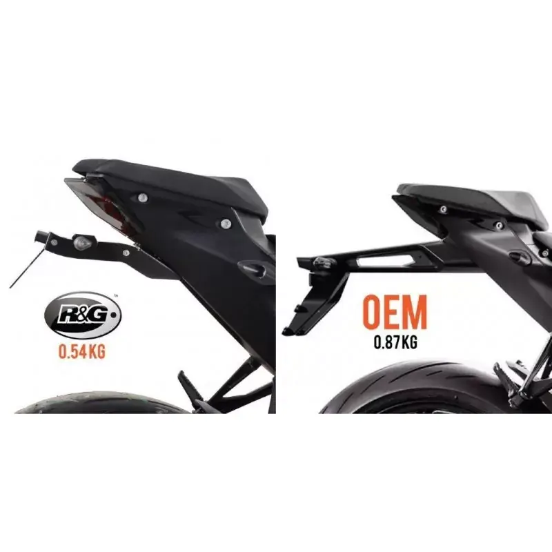 R&G Premium Kennzeichenhalter orange passend für KTM Super Duke 1290 R ab 2020 Wochenendangebot