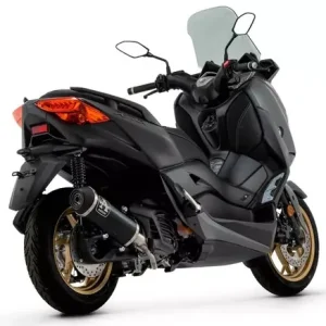 Versand Am Gleichen Tag Arrow Komplettanlage URBAN Aluminium Schwarz passend für YAMAHA X-MAX 125 21-22