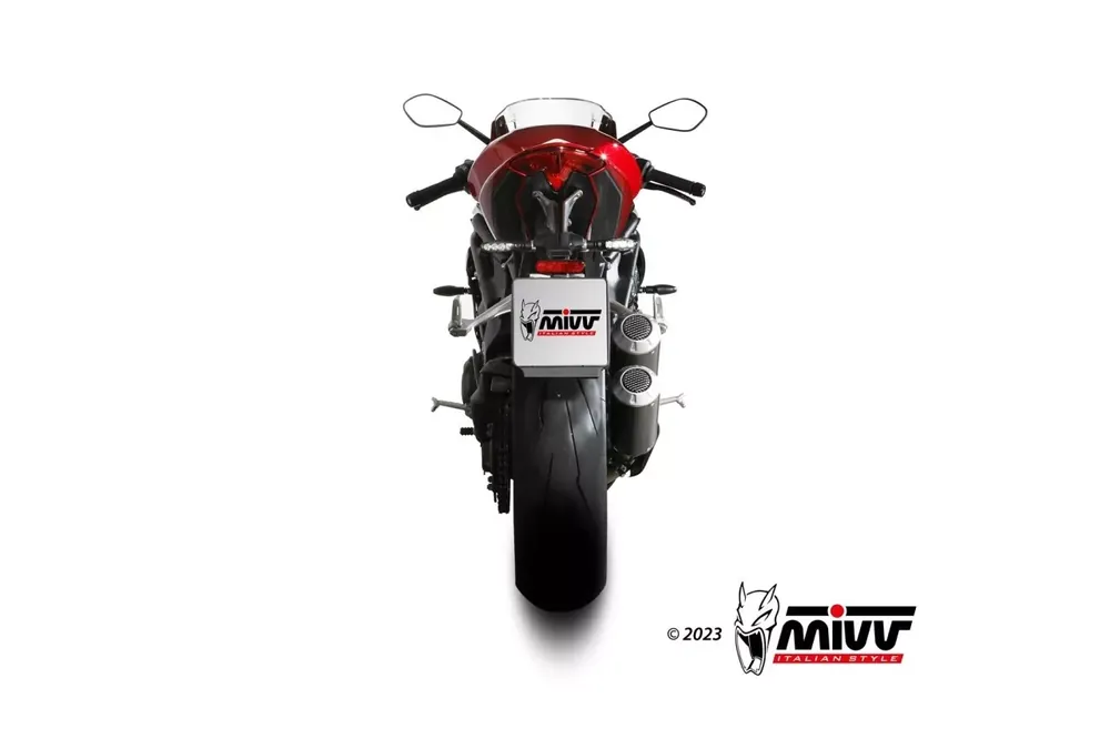 MIVV MK3 Carbon Endschalldämpfer passend für Triumph Speed Triple 1200 RS RR 21-23 Meistverkauft