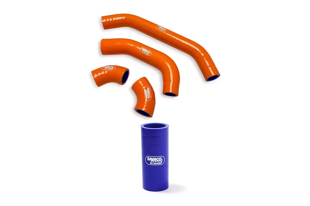 Markenprodukt SAMCO Sport Silikonschlauch Kit blau passend für KTM, Husqvarna und Gas Gas 125er Modelle