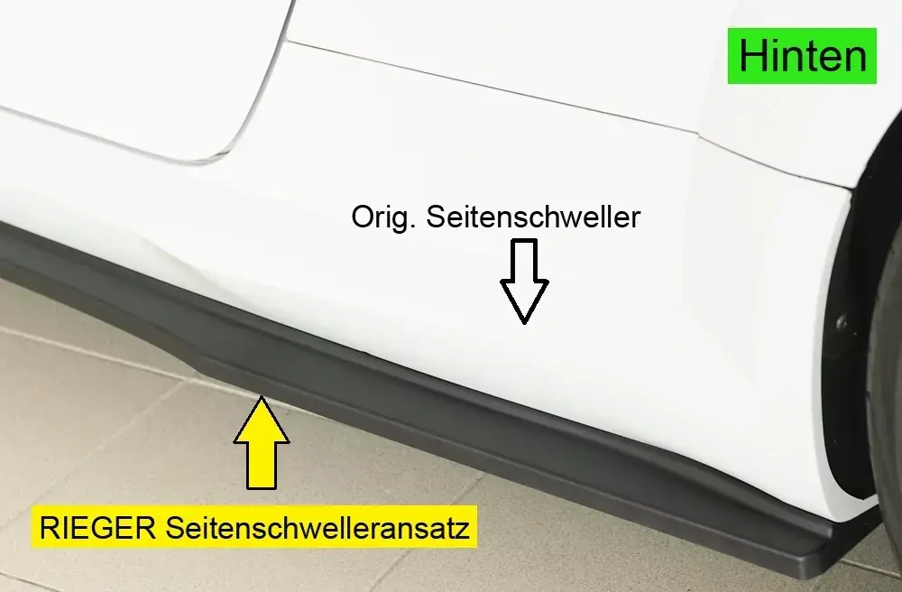 Rieger Seitenschweller links passend für Audi TT (8J-FV/8S) Roadster Saisonangebot