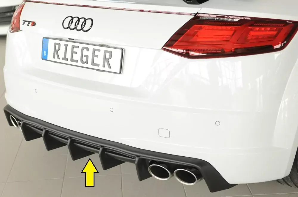 Rieger Heckeinsatz passend für Audi TT (8J-FV/8S) Coupé 07.14–08.18 Top-Preis