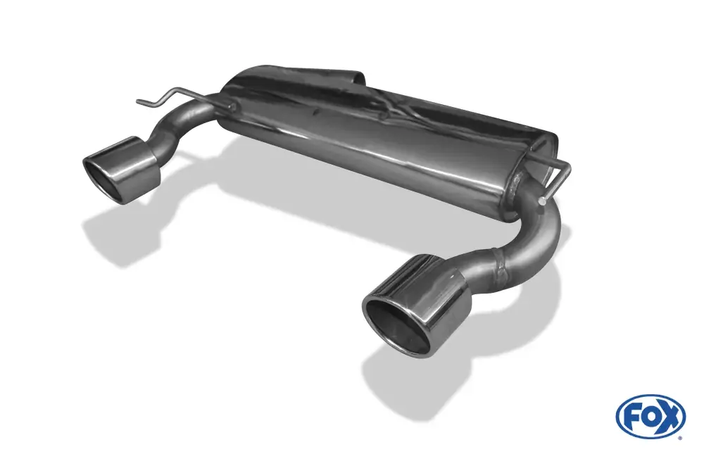 FOX Endschalldämpfer passend für Audi TT 8N quattro 3.2l – 1x100 Typ 16 rechts/links Highlight