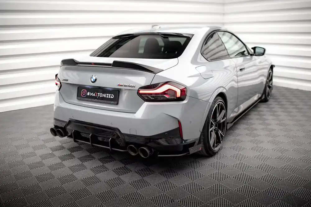 Street Pro Heck Ansatz Flaps Diffusor passend für BMW 2 Coupe M240i G42 Sichere Zahlung