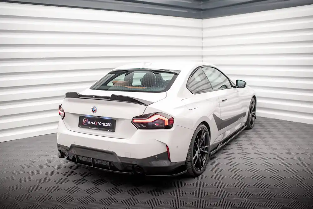 Heck Ansatz Flaps Diffusor V.2 passend für BMW 2 Coupe M-Paket G42 Neu