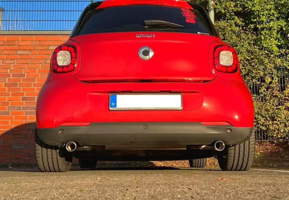 Bestpreis FOX Endschalldämpfer passend für Smart Fortwo 453
