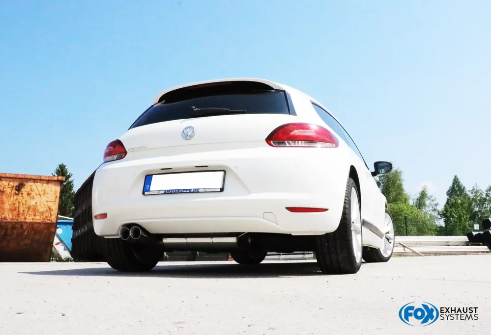 FOX Endschalldämpfer passend für VW Scirocco ab 2008 – 2x76 Typ 25 Preis Gesenkt