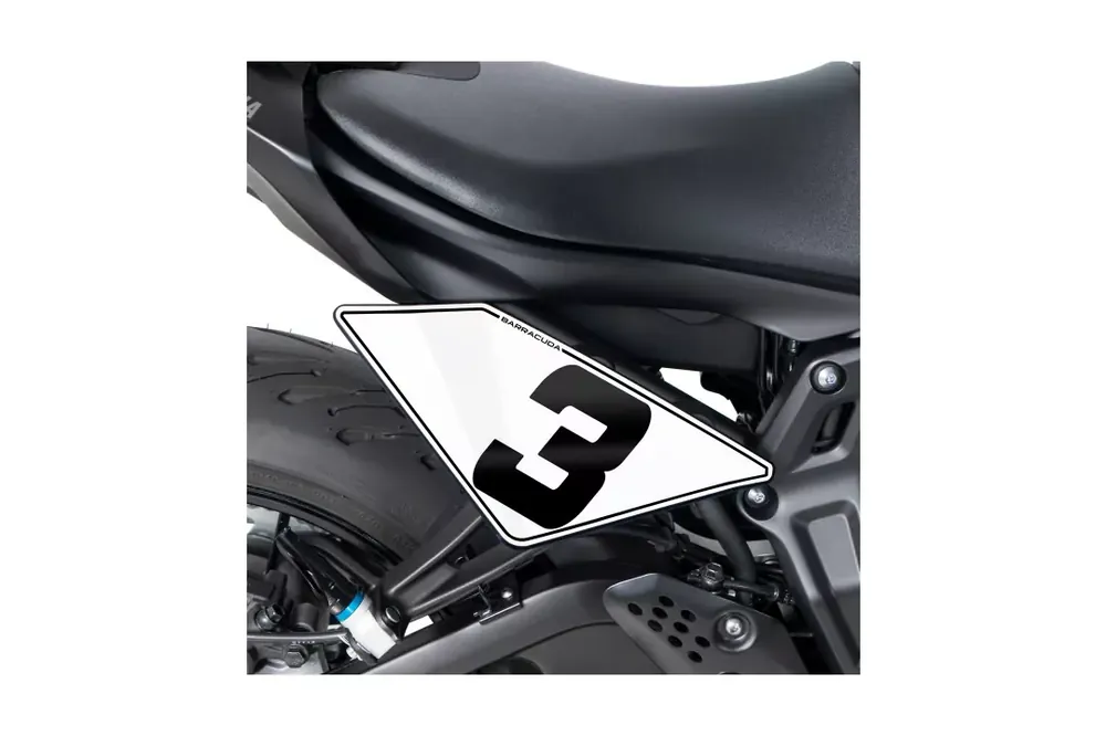 Barracuda Nummerntafel passend für Yamaha MT07 2021- Zertifiziert