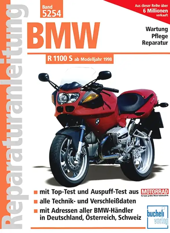 BMW R 1100 S - ab Modelljahr 1998 - Reparaturanleitung Sofort Bestellen
