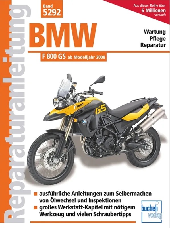 BMW F 800 GS ab Modelljahr 2008 - Reparaturanleitung Preisreduziert