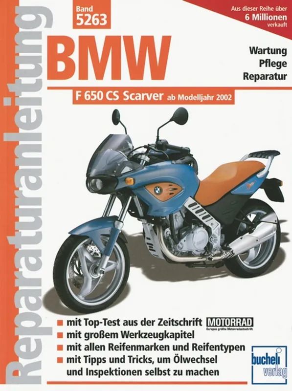 Ausverkauf BMW F 650 CS Scarver - Reparaturanleitung