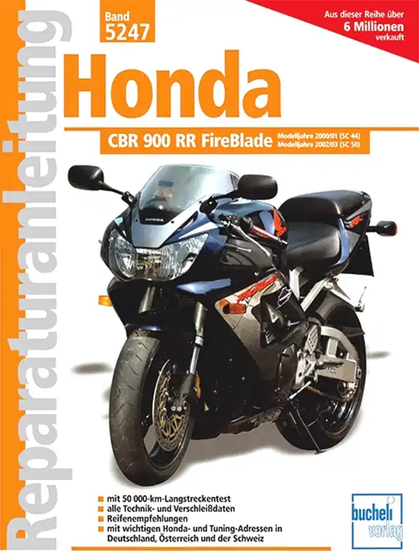 Sichere Zahlung Honda CBR900RR FireBlade - Reparaturanleitung