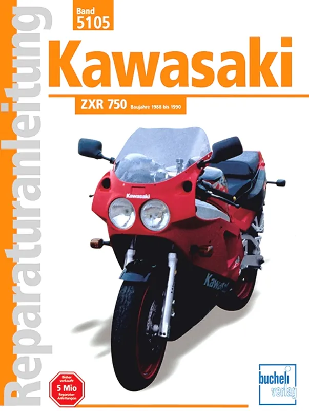 Wochenendangebot Kawasaki ZXR750 - Baujahre 1988 bis 1990 - Reparaturanleitung
