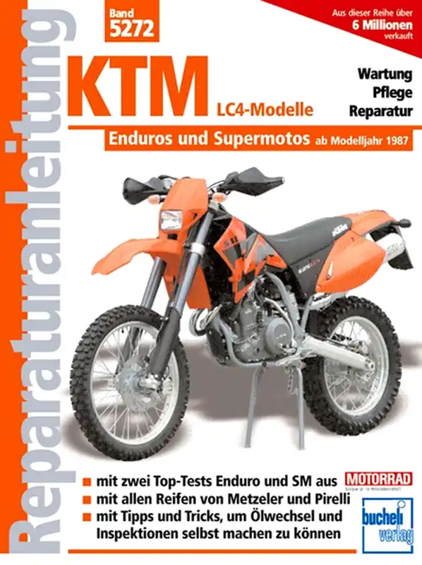 Sofort Bestellen KTM LC4-Modelle - ab Baujahr 1987 - Reparaturanleitung