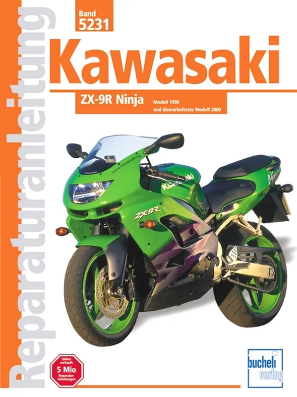 Kawasaki ZX9-R Ninja Baujahre 1998-2000 - Reparaturanleitung Sonderangebot