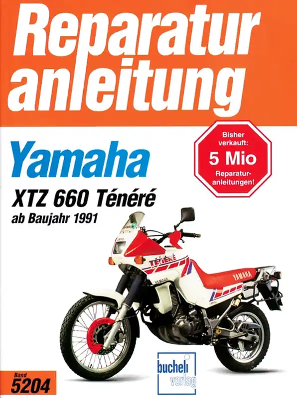 Begrenztes Angebot Yamaha XTZ 660 Ténéré - ab Baujahr ‘91 - Reparaturanleitung