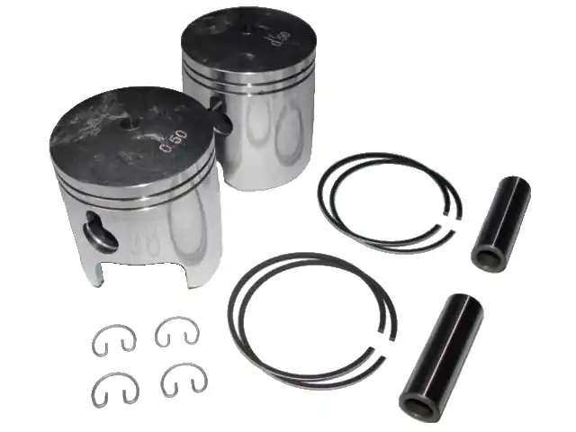 Suzuki T500 / Cobra / Titan / k / L / M ‘68 - ‘75 Kolben-Kit - Übermaß +1,50 Ausverkauf