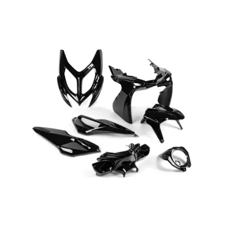 Jetzt Kaufen Verkleidungskit STR8 7 Teile Yamaha Aerox ab 2013 Schwarz