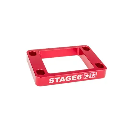 Membranblockspacer 10mm AM6 / Derbi Stage6 Rot Neue Ware