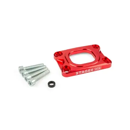 Grundplatte Ansaugstutzen Stage6 360° AM6 / Derbi rot Beliebt