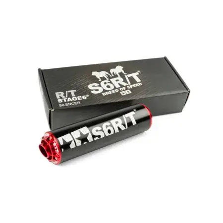 Endschalldämpfer Stage6 R/T 70cc schwarz / rot Nur Für Kurze Zeit