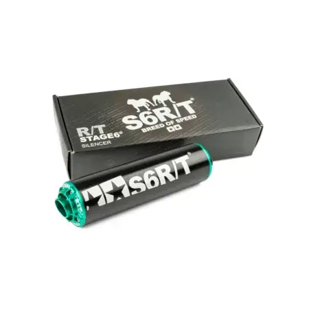 Endschalldämpfer Stage6 R/T 70cc schwarz / türkis Angebot