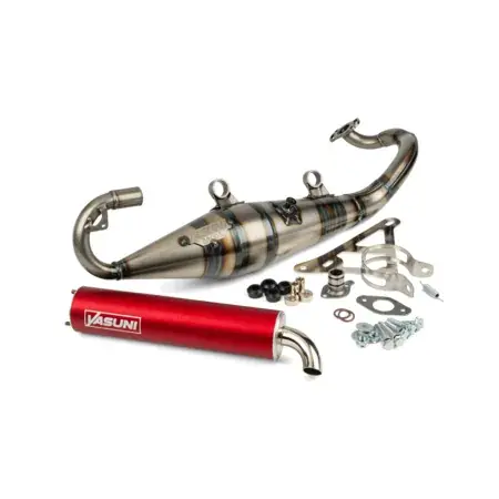 Auspuff Yasuni R-Pro Peugeot liegend / Morini Rot Top-Seller