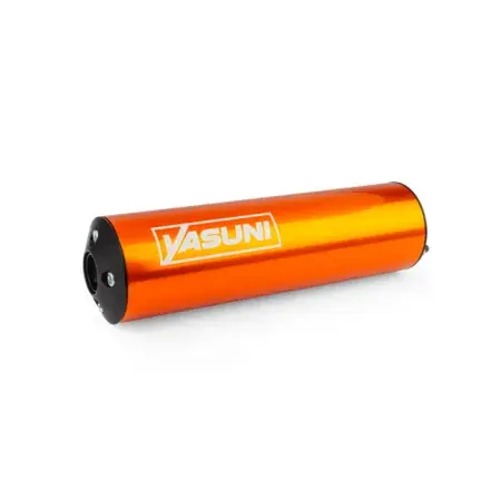 Markenprodukt Endschalldämpfer Yasuni Schaltmoped Orange (Ausgang rechts)