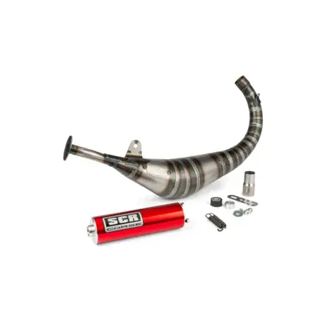 Auspuff SCR Corse Racing Line 80-90 AM6 rot Rabatt