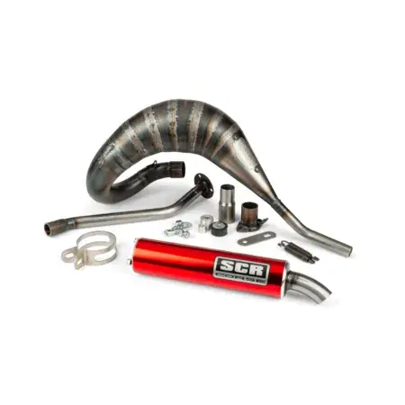Auspuff SCR Corse RL Cross 70 - 80 Beta RRR bis 2012 Rot Direkt Vom Hersteller