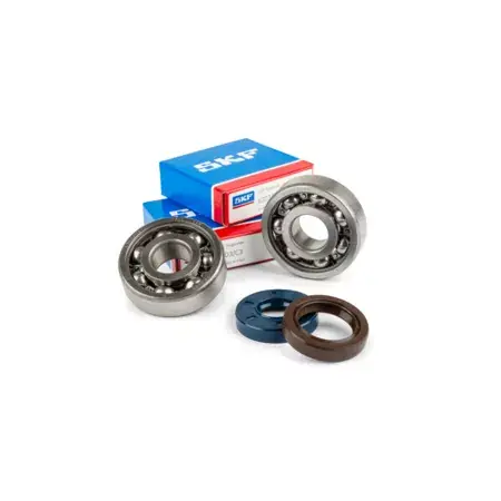 Kurbelwellenlager Set Stage6 HQ inkl. Wellendichtringe 6303 C3 Metall-Käfig Minarelli AM6 Preisreduziert
